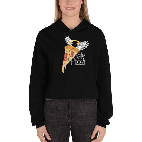 Holy Pizza Crop Hoodie