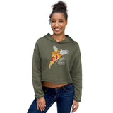 Holy Pizza Crop Hoodie