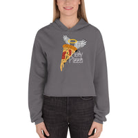 Holy Pizza Crop Hoodie